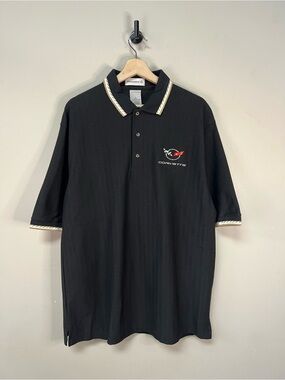 Vtg Corvette Polo Shirt
